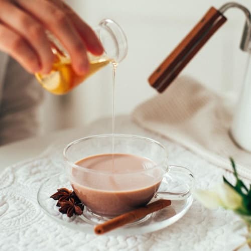 HARIO Heat-Resistant Teacup & Saucer, 230ml, Microwave and Dishwasher Safe, Made in Japan, TCSN-1T