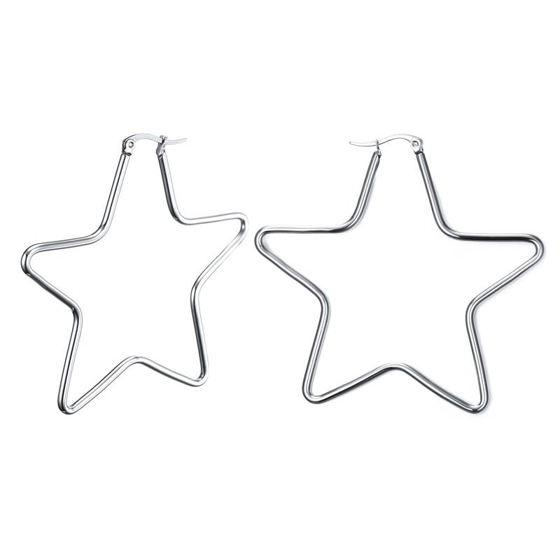 Minimalist Square Hoop Earring for Women Girls Ear Huggie Rectangle Hoops Dangle Stainless Steel Not Allergic