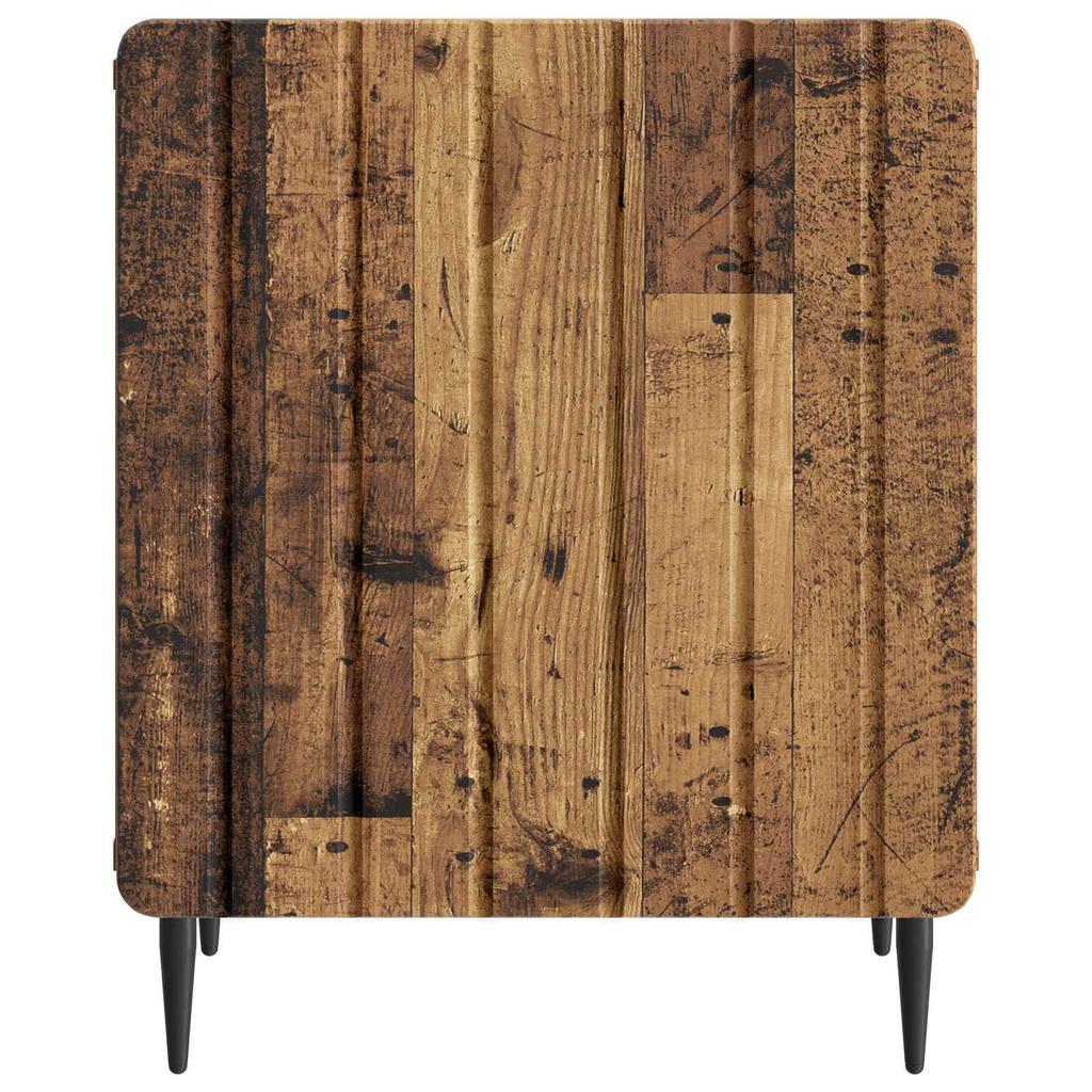 Nightstand Reclaimed Wood Look 43 x 34.5 x 52 cm Engineered Wood