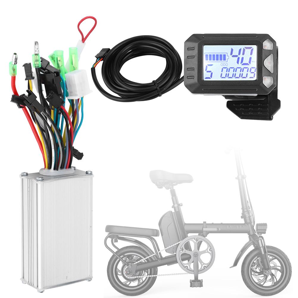 Waterproof LCD Display Panel Electric Bicycle E Bike Scooter Brushless Controller Kit(350W36V )