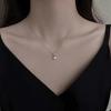 2023 Popular Design: 925 Sterling Silver Pearl Necklace, Light Luxury Clavicle Chain