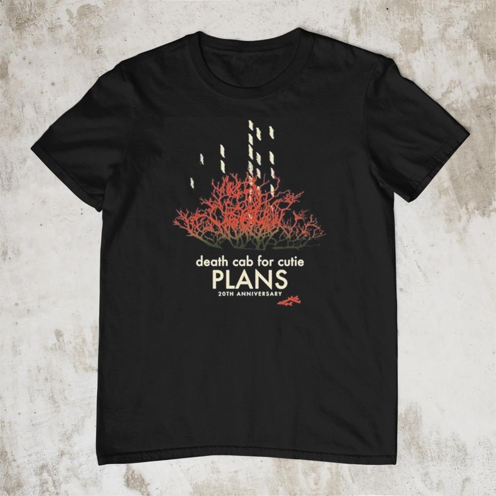 

Death Cab For Cutie Plans 20th Anniversary T Shirt Full Size S5XL KK402 Unisex T-Shirt S