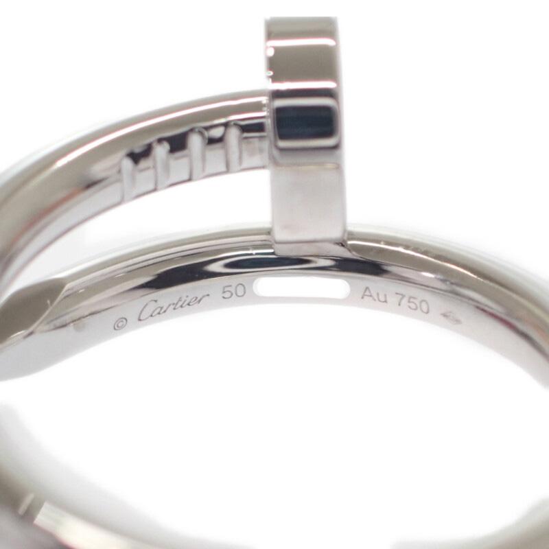 CARTIER  B4099250 #9(JP Size) 50 ring K18 white gold Women