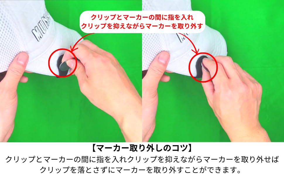 Golf Silicone with Plain Rustproof Easy To Attach and Golf Marker [sourire Vivre] Marker, Magnetic, Clip, Marker, Clip, Reversible, Detach, (Black)