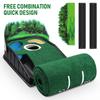 Light weight ABS Golf Practice Mat with Noise Reduction Surfaces for Quiet Durability Use at Homes or Course