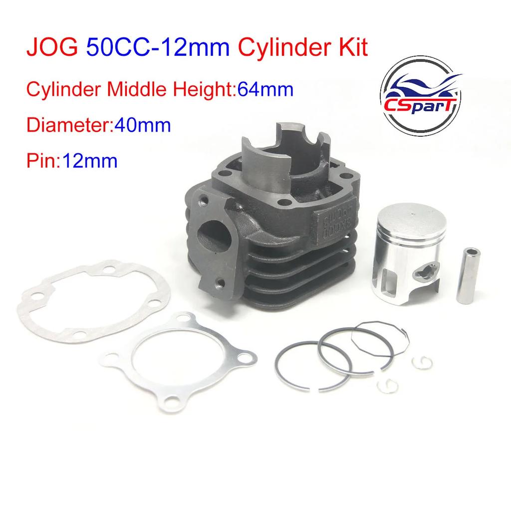 40mm 47mm 48mm 10mm Cylinder Big Bore Kit JOG 50 50CC 70CC 75CC 80CC 3KJ 1P40QMB CPI Keeway Yiying ATV Buggy Scooter Parts