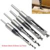 Durable Drill Bits Square Hole Set Tools Woodworking 4Pcs