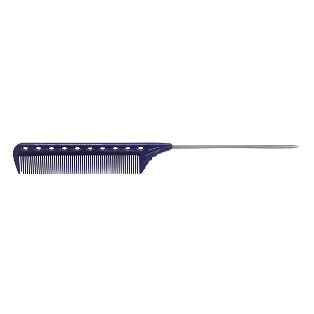 Y.S.PARK Quick Winding Comb YS-102 in Deep Purple - Premium Hair Styling Comb