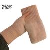Functional Flip Gloves for Phone Use 1 Pair Fingerless Gloves, Winter Warm Half Finger Mittens, Mittens Cold Weather Soft Fuzzy Fleece Thermal Driving