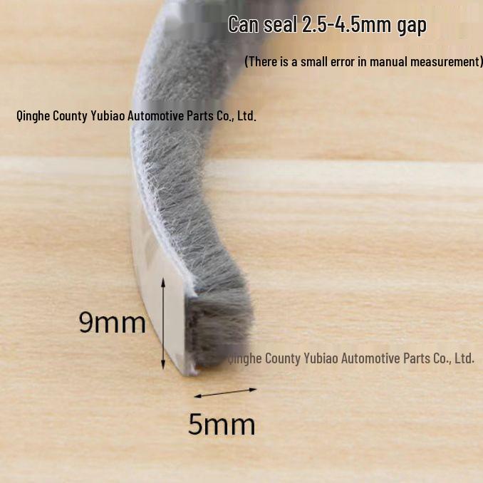 Self-Adhesive Soundproof & Heat Insulation Wool Strip for Doors & Windows - Windproof Gap Sealer