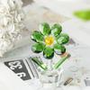 Crystal Sun Flowers Figurine Sun Flowers Statues Home Accessories Eye Catching Decors for Bookshelves Desk