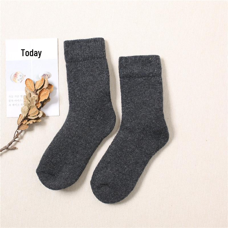 Superdicke Wollmischung Socken für Damen und Herren, mittellang - Gemütlich und warm für Herbst und Winter