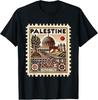 Vintage Palestine Stamp Dome Cultural Heritage Art T-Shirt Unisex T-Shirt