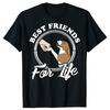Funny Beagle Dog Lover Best Friends for Life Graphic Tshirts Men Womens Fashion Casual Tshirt 100 Cotton Oversized T Shirt