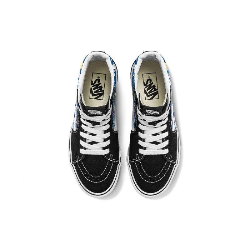 Vans High Top Sneakers Black/White/Blue Vans VN0A5JMJFF1