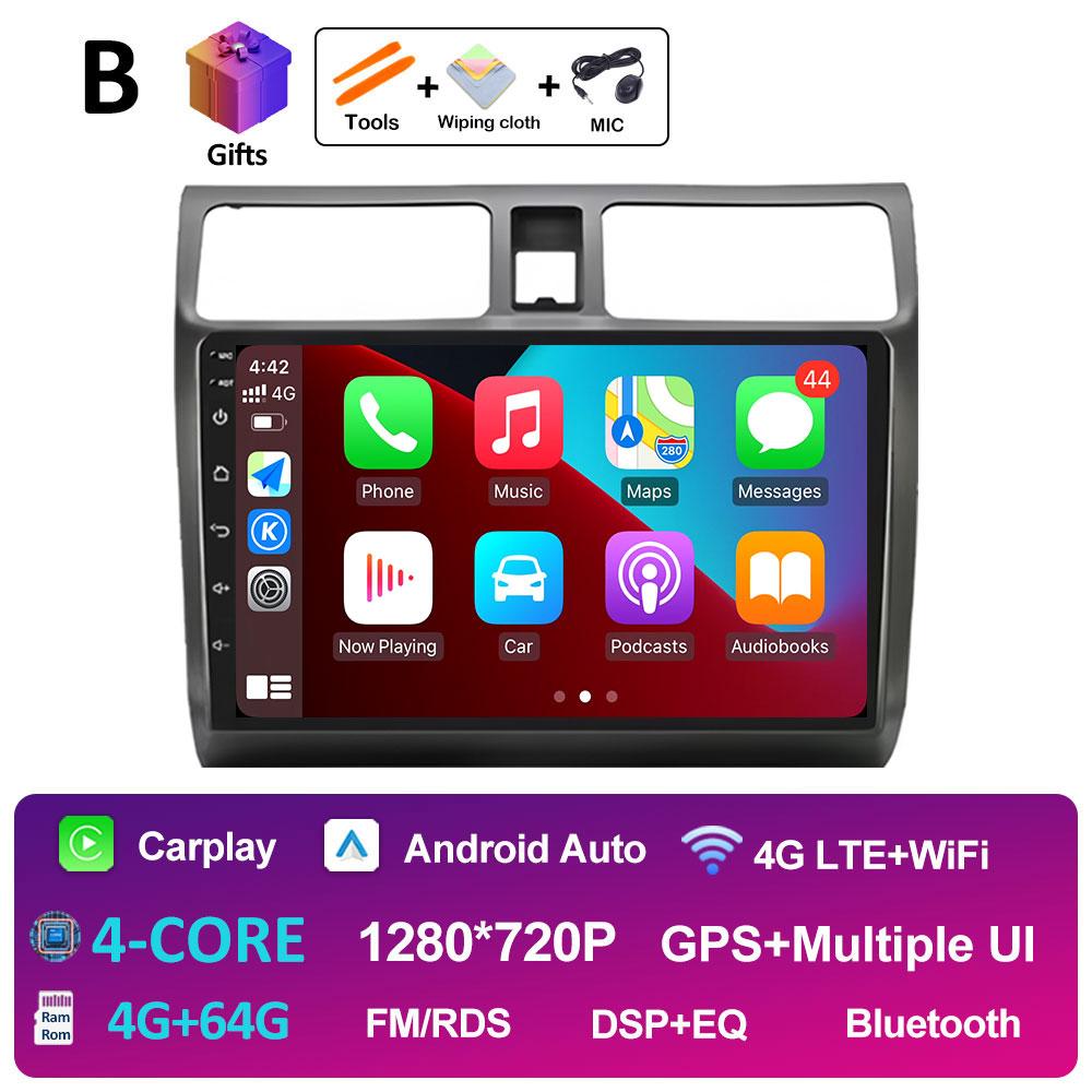 For Suzuki Swift 2003 2004 2005 2006 - 2010 Android Intelligent System Wireless Carplay DSP Stereo Autoradio Auto Tools No 2 Din