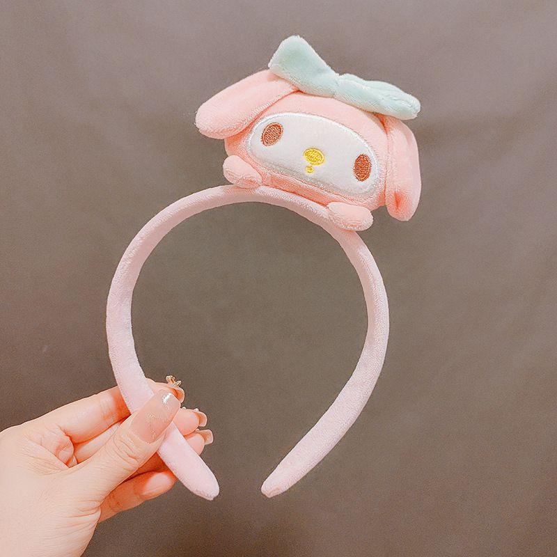 Sanrio Melody Hairband Cute Cartoon Elastic For Girls