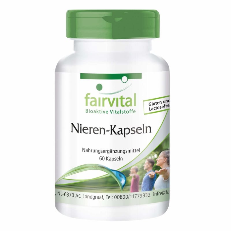 

Fairvital Kidney Capsules 60 Tablets (Dandelion, Cranberry, etc.)