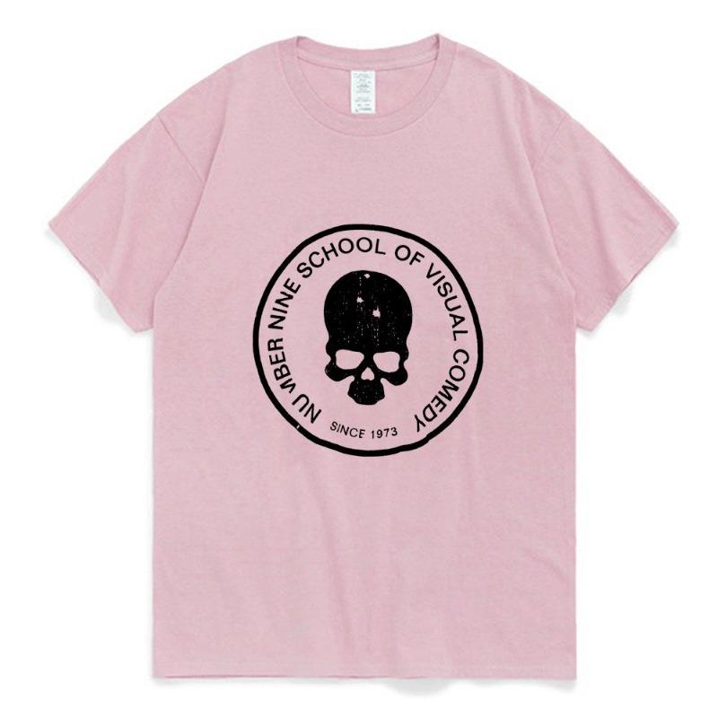2026 Number (N)ine T Shirt Summer Retro Short Sleeve Tops Street Trend All-match T-shirt Men Women College Couple Comfort Tees New