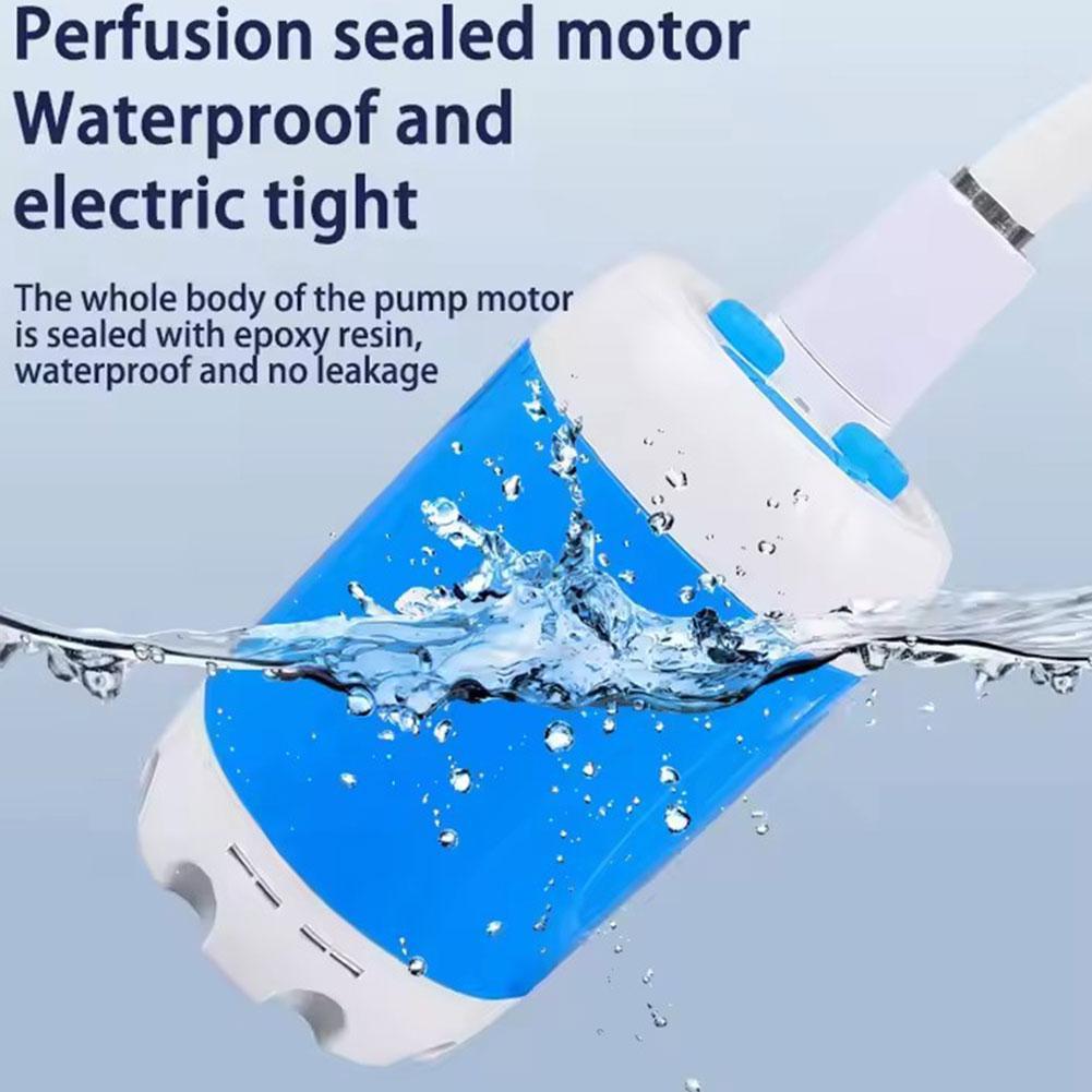 Přenosná dobíjecí venkovní sprcha, ruční kompaktní design, jemný sprchový proud pro mytí auta, zalévání květin, koupání