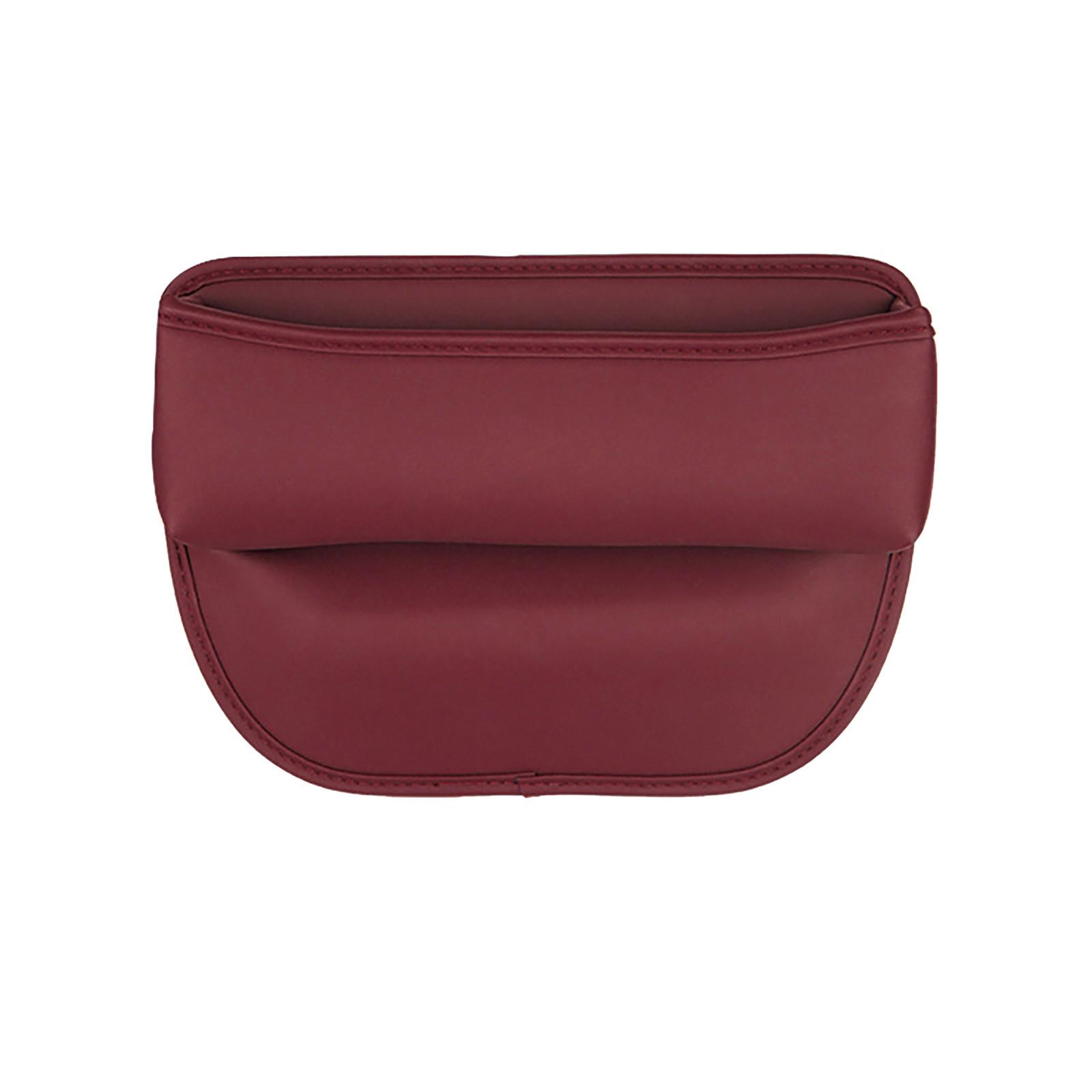 

Ящик для зберігання з гніздом для затискача для автомобільного сидіння Функціональна сумка для зберігання Внутрішнє оздоблення Автомобільного ящика для зберігання Прикраса One Size винний