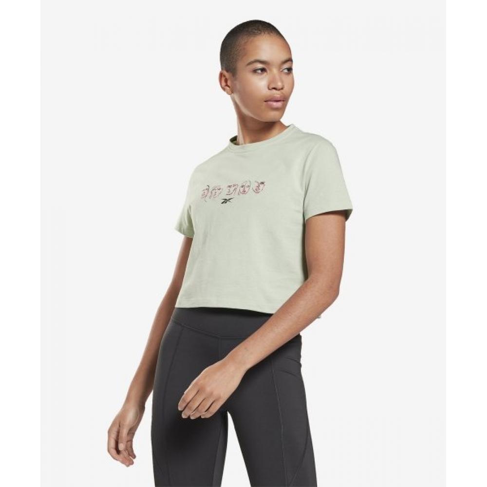 

Футболка с принтом REEBOK Radicalm Q2 Светло-зеленая HC4921