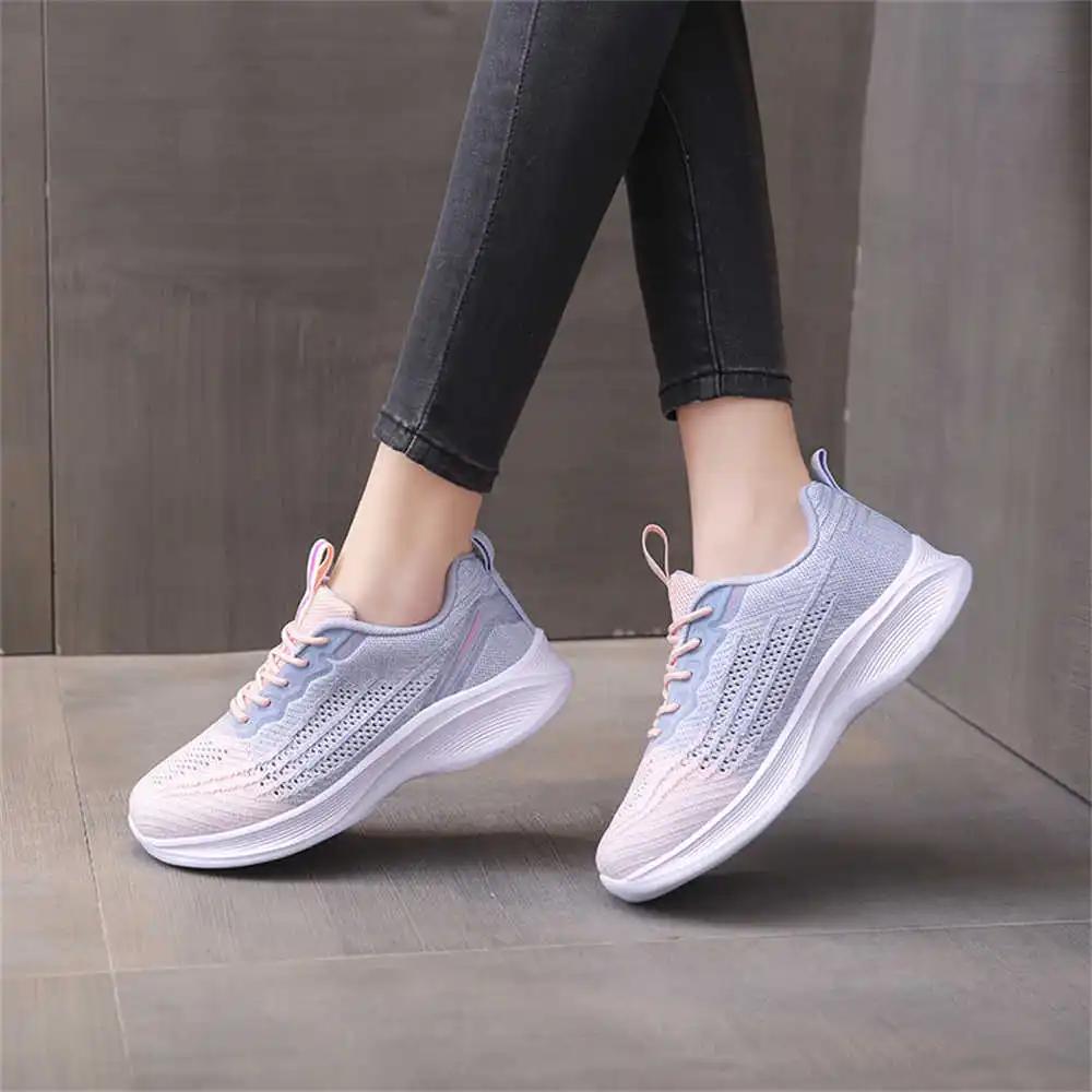 Fashion Stocking Violet Women's Sneakers Sneakerss Dress Chunky Heel Shoes Women Heeled Shoes Sports Snaeaker 4yrs To 12yrs