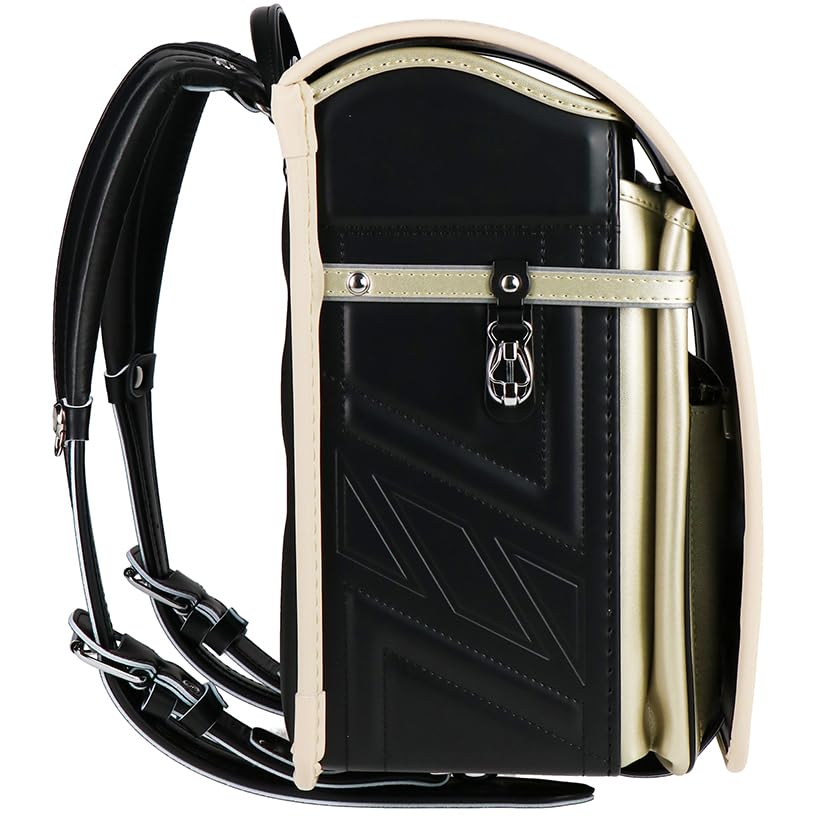 Rakushon School Backpack 90008 Boys Black/Gold