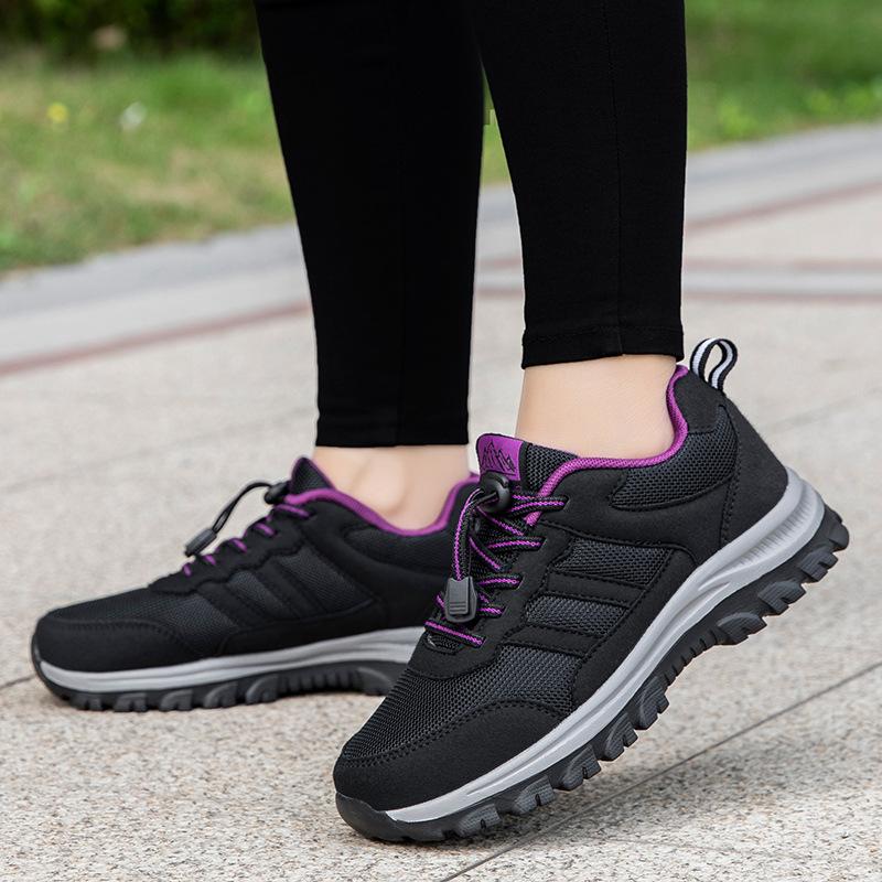 

Four Seasons Elderly Shoes New Lightweight Mom Shoes Outdoor Couple Men s and Women s Shoes Casual Sneakers Medium and Old Walking Shoes 41