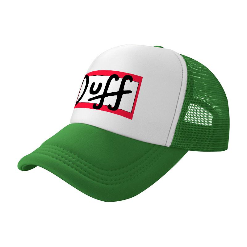 Síťovaná kšiltovka Duff Beer s prodyšným zadním panelem a klasickým snapback designem pro volný čas