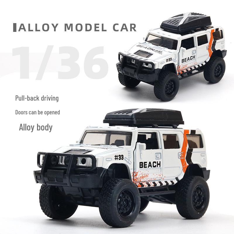 12cm Alloy Off-Road Car Model Toy with Claw Machine Feature - Opens Doors, Ideal Gift for Kids