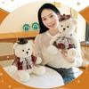 Adorable Plush Bear Doll Cute Cartoon Wedding Couple Gift For Birthdays And Celebrations 22cm 35cm 45cm Sizes Available
