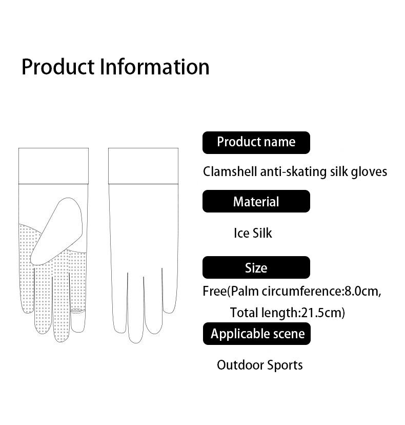 Prodyšné rukavice proti UV záření Dámské Protiskluzové Tenké Opalovací krém Letní Venkovní Cyklistika Řízení Rychleschnoucí Pratelné