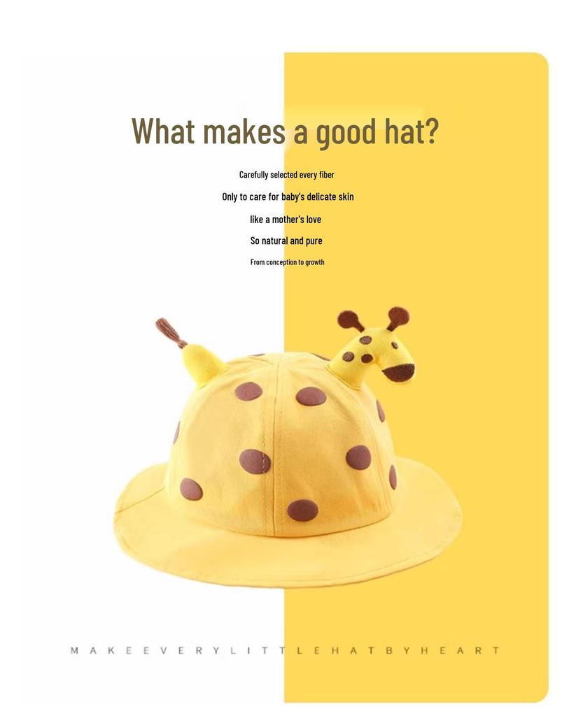 Unisex Baby Sun Protection Bucket Hat for Toddlers - Spring & Autumn