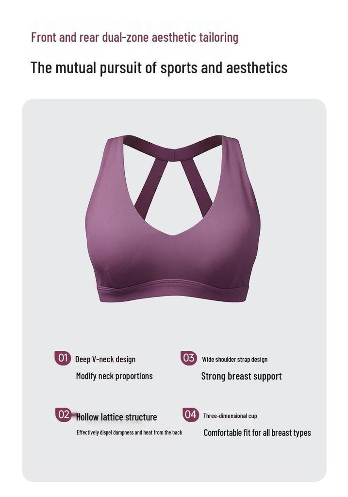 Women's Breathable Quick-Dry Halter Sports Bra with Chest Pads for Yoga and Fitness