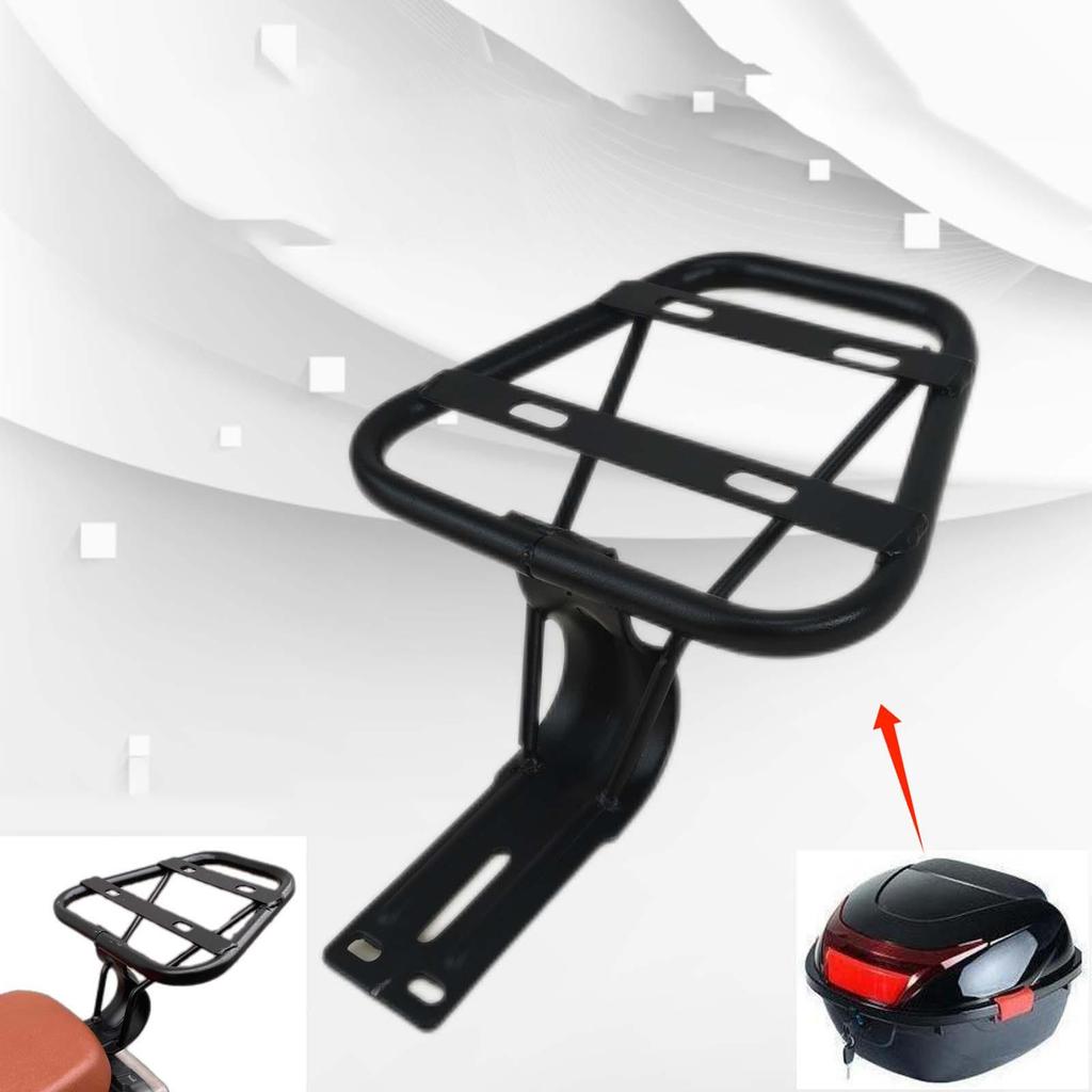Motorbike Rear Tail Box Carrier Irone Accessories Sturdy Replace Basket Rack A
