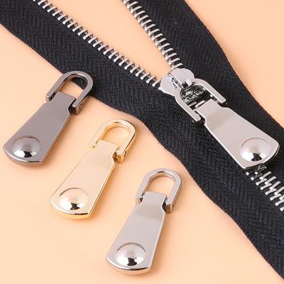 5pcs Clothes Pull Lock Head Pull Pull Tablet Accessories Down Jacket Removable Universal Bag Zipper Head Pendant Pendant