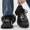 Wysokiej Jakości Męskie Buty Brytyjski Styl Retro Buty Derby Modna Platforma Codzienne Skórzane Buty Dla Mężczyzn Luksusowe Designerskie Męskie Buty