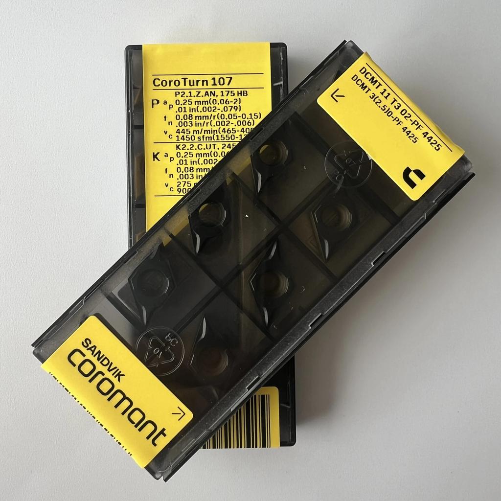Sandvik / DCMT11T302-PF 4425 / Industrial Indexable Carbide Inserts 10 Pcs
