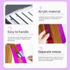 1pcs Acrylic Hair Coloring Board Professional Hair Dyeing Translucent Hair Dye Board Barbershop Accessories Styling Tools