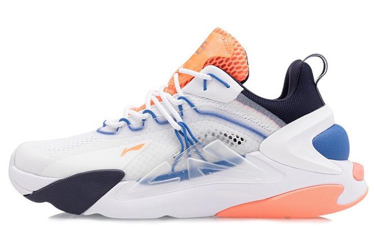 Li Ning XinHuo Спортивный Повседневный Бело-Синий Женский AGLQ058-3 35.5