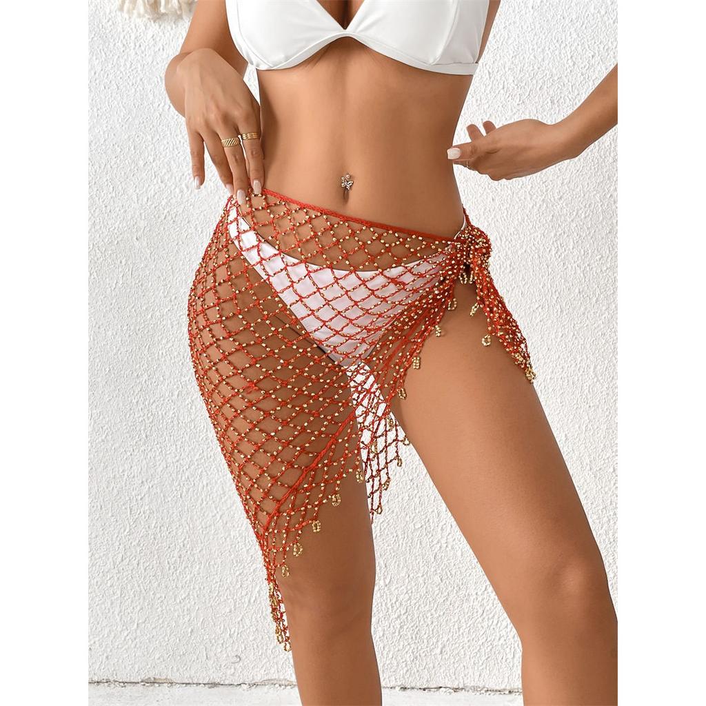 New Styles, Hand Hook Bead Ordering, Shawl, Wrap Skirt, Swimsuit Outerwear, Sexy Hoodie, Triangular Scarf, Mesh, Beach Skirt