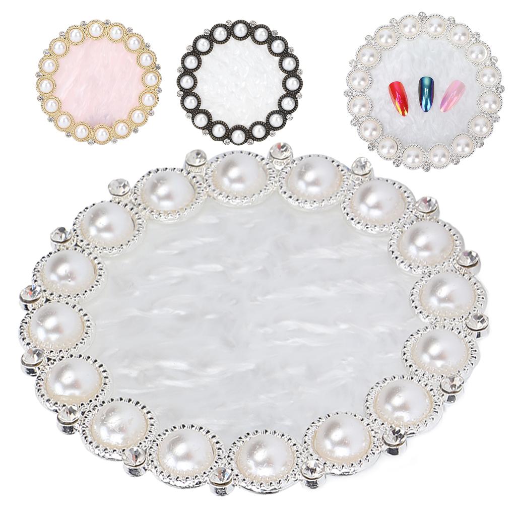 Nail Art Display Board Cosmetic Nail Mixing Palette Color Mixing Nail Art Tips Display Plate