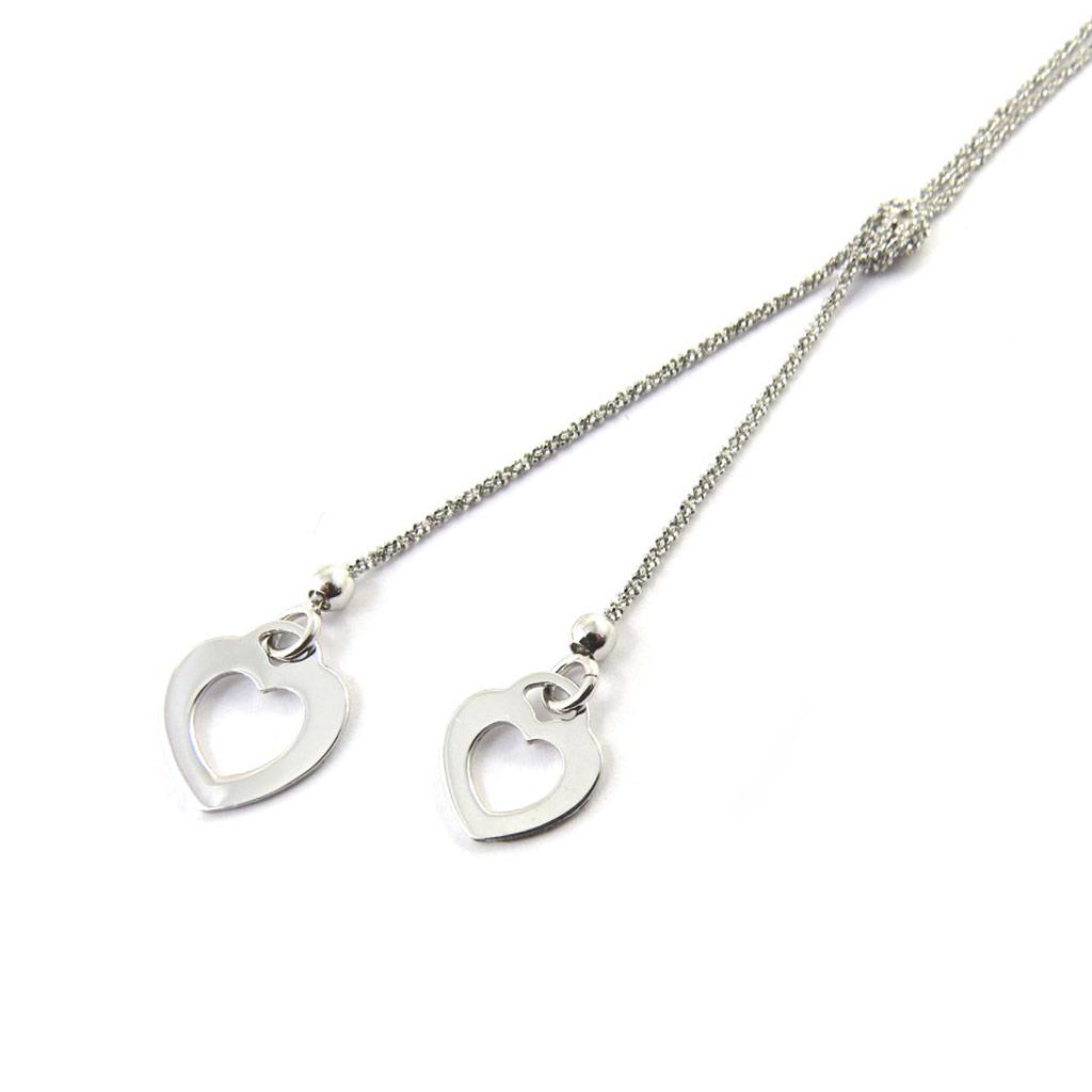 Les Trésors De Lily [L7870] - Silver 'Love' Necklace