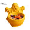 Functional Autumn Home Decor 3D Printed Ghost Candy Bowl for Halloween Party Decorations, Multi-functional Desktop Storage Organizer Trinkets