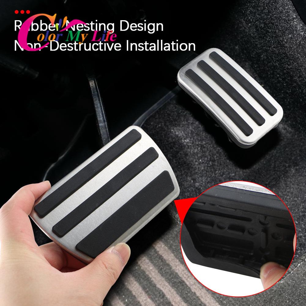 Stainless Steel Car Pedals for Honda Civic CRV Jade Accord Elysion Odyssey Accelerator Fuel Brake Pedal Gas Cover