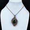 Ruby In Zoisite Pendant, Handmade Gemstone 999 Copper Wire Wrap Pendant Antique Jewelry, For Gift Copper Jewelry