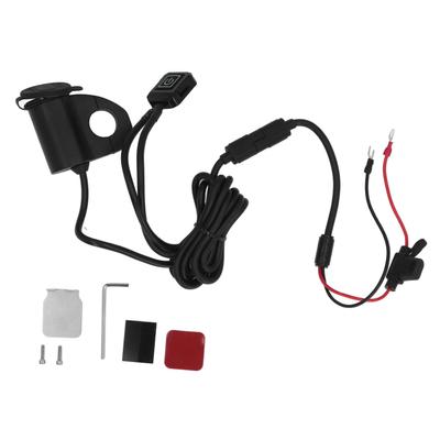 Motorcycle Phone Charger Aluminum Alloy Waterproof Charger Electric Bike Digital Display QC3.0 Dual