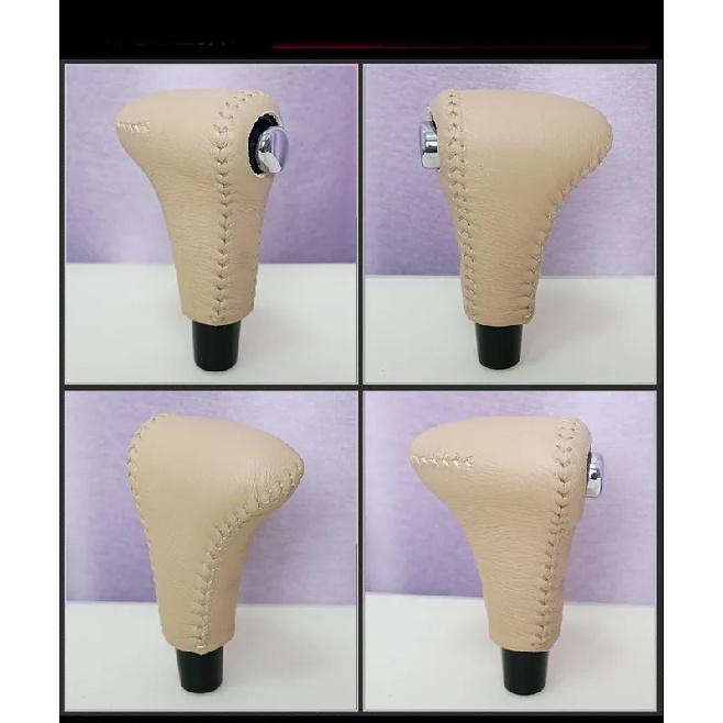 New Real Leather Gear Shift Knob Cover For Honda Accord 1999 2000 2001 2002 Automatic Gear Ball Protector