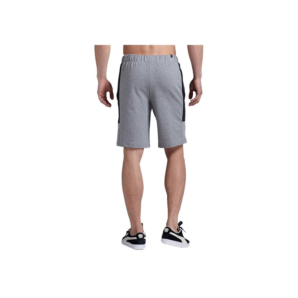 Puma Color Block Sports Shorts Men Bottoms Grey 852244-03